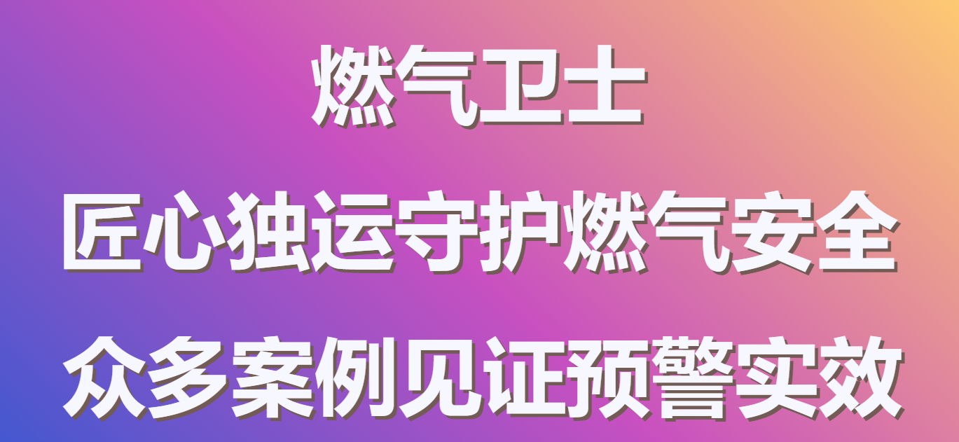 燃气卫士：匠心独运守护燃气安全，众多案例见证预警实效